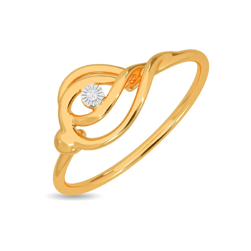 celestial crescent moon bracelet Cait Ring