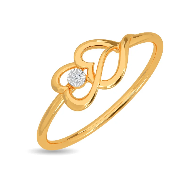 heart-shaped promise ring sterling silver Caitlani Ring