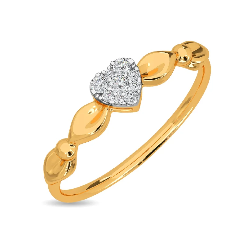opal gemstone halo ring Caro Heart Ring