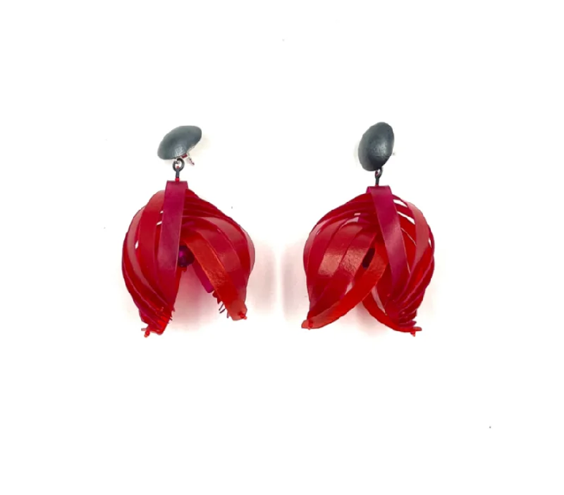 personalized gemstone pendant necklace Christine Demmel - Red Ginger Bloom Earrings personalized gemstone pendant necklace Christine Demmel - Red Ginger Bloom Earrings