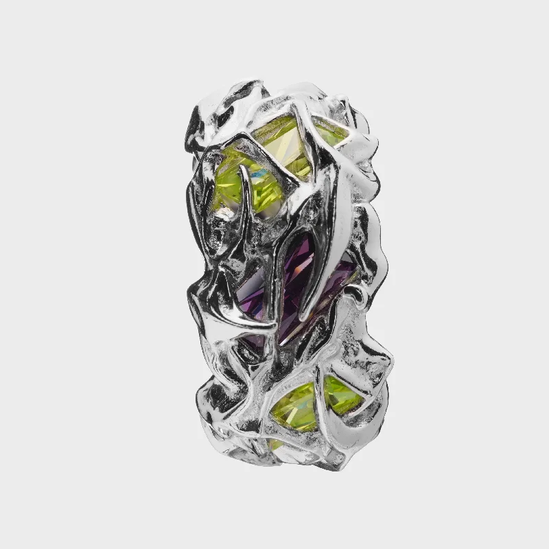 modern hexagon stud earrings Crown of thorns - Ring