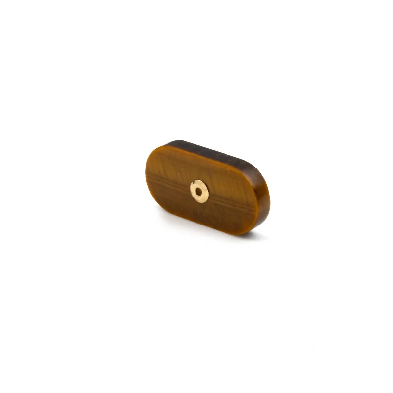 simple gold stacking rings Oblong Tyger's Eye Stone for Spear Earring