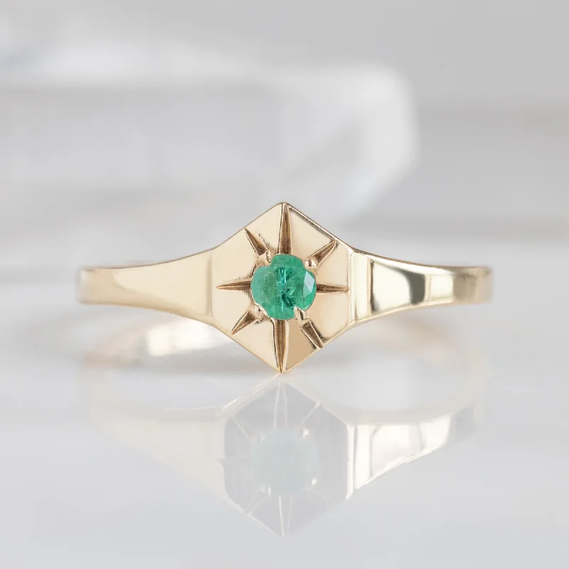 rose gold infinity bracelet Custom Emerald Birthstone Signet Ring | 10K Yellow Gold rose gold infinity bracelet Custom Emerald Birthstone Signet Ring | 10K Yellow Gold