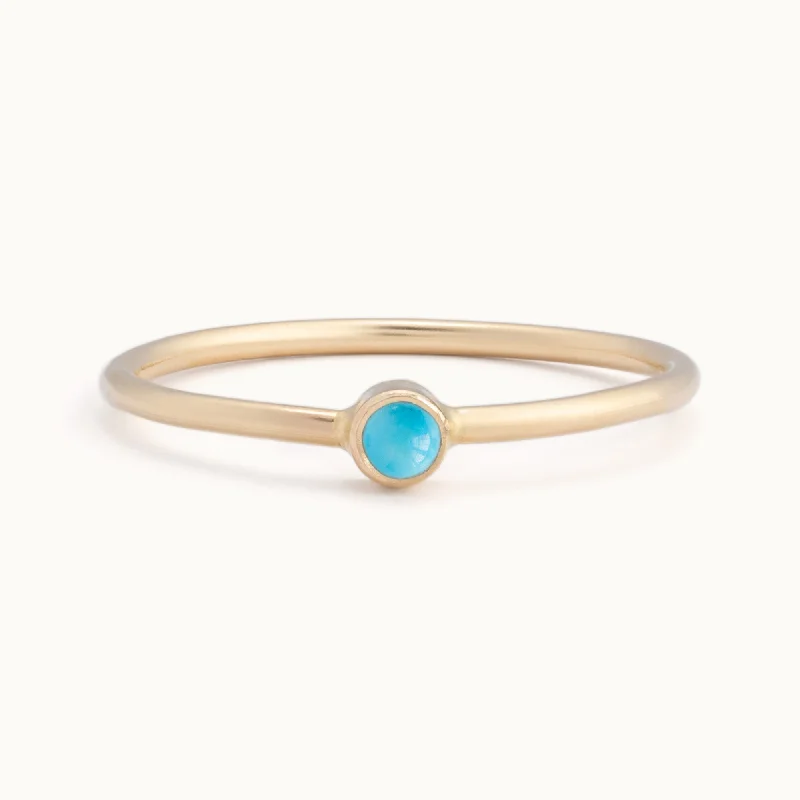 gold plated Cuban link chain Custom Turquoise Birthstone Stacking Ring | 10K Yellow Gold gold plated Cuban link chain Custom Turquoise Birthstone Stacking Ring | 10K Yellow Gold