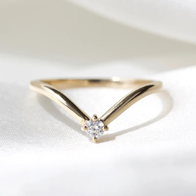 celestial star earrings stud Diamond Solitaire Wedding Band