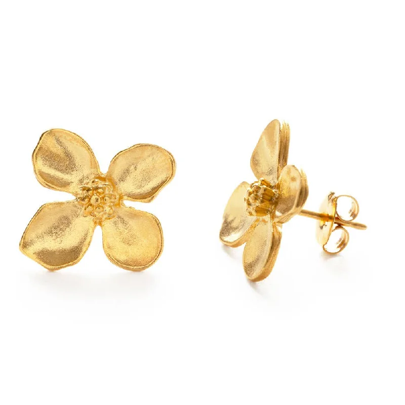 art deco diamond bracelet Dogwood Flower Stud Earrings