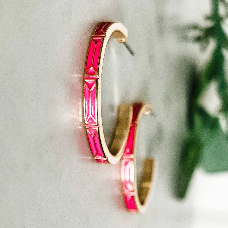 adjustable charm bracelet sterling silver Bright Pink Enamel and Gold Hoop Earrings adjustable charm bracelet sterling silver Bright Pink Enamel and Gold Hoop Earrings