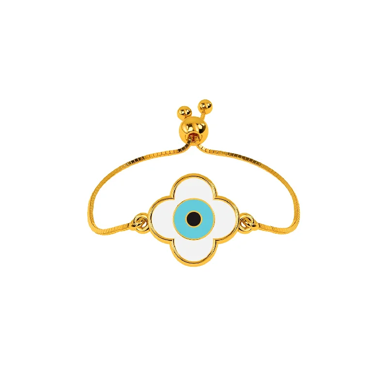 vintage rose-cut diamond ring Emel Evil Eye Adjustable Ring