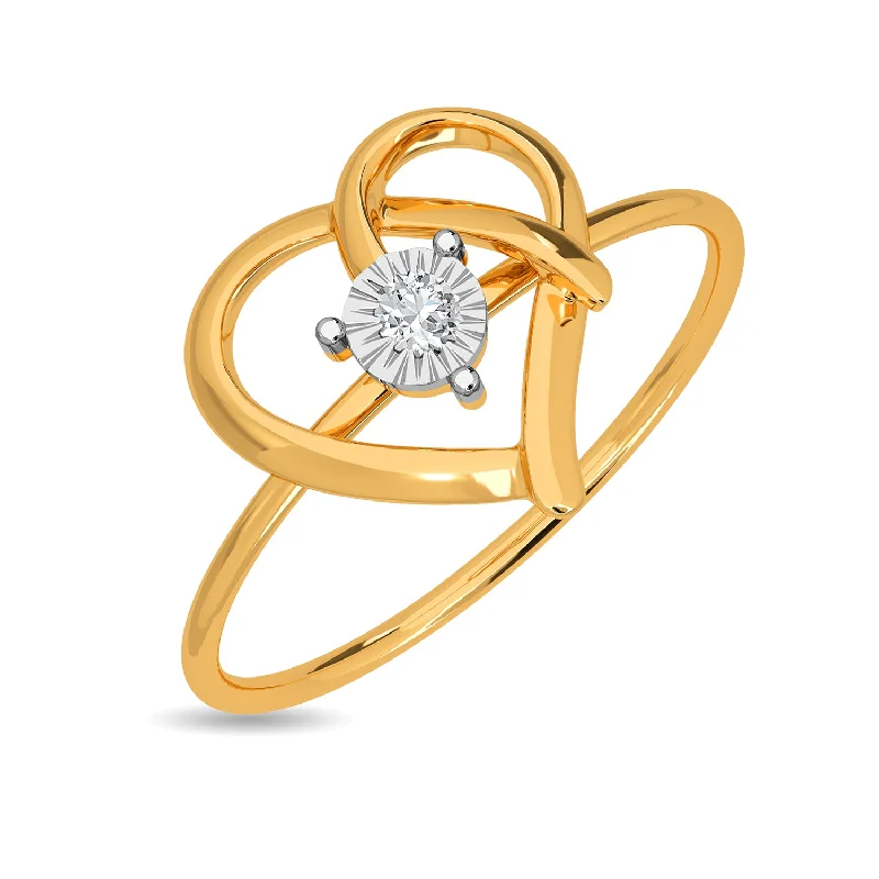 hypoallergenic earrings for sensitive ears Entwined In Love Ring