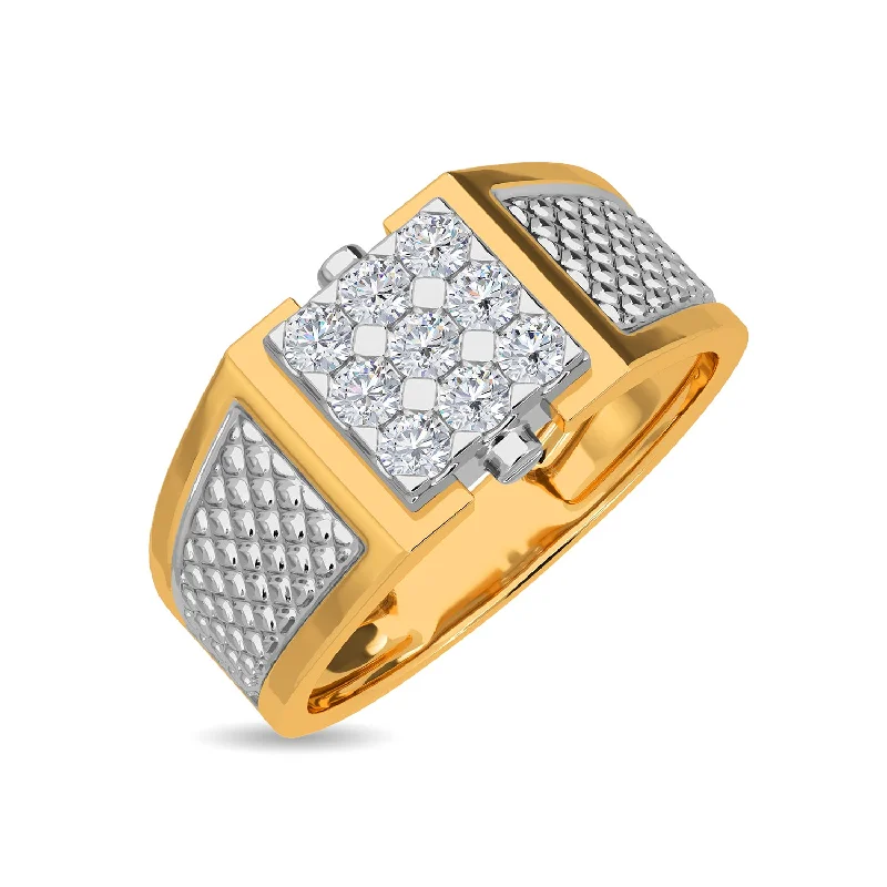 tiny diamond cross necklace Finley Ring For Men