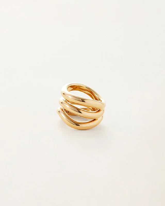 custom initial pendant necklace Gala Ring