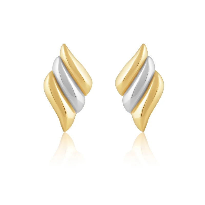unique moon phase ring Heather Two Tone Statement Earirng