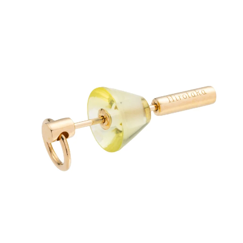 unique diamond tennis bracelet "Spear" Door Knocker Earring Small size, Lemon Quartz unique diamond tennis bracelet "Spear" Door Knocker Earring Small size, Lemon Quartz
