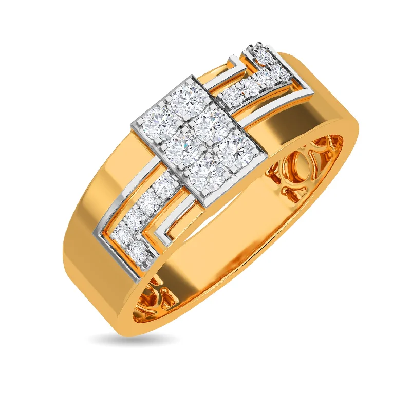 personalized initial ring stackable Jack Ring For Men
