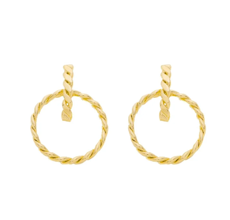 dainty feather charm necklace Kailey Statement Earring