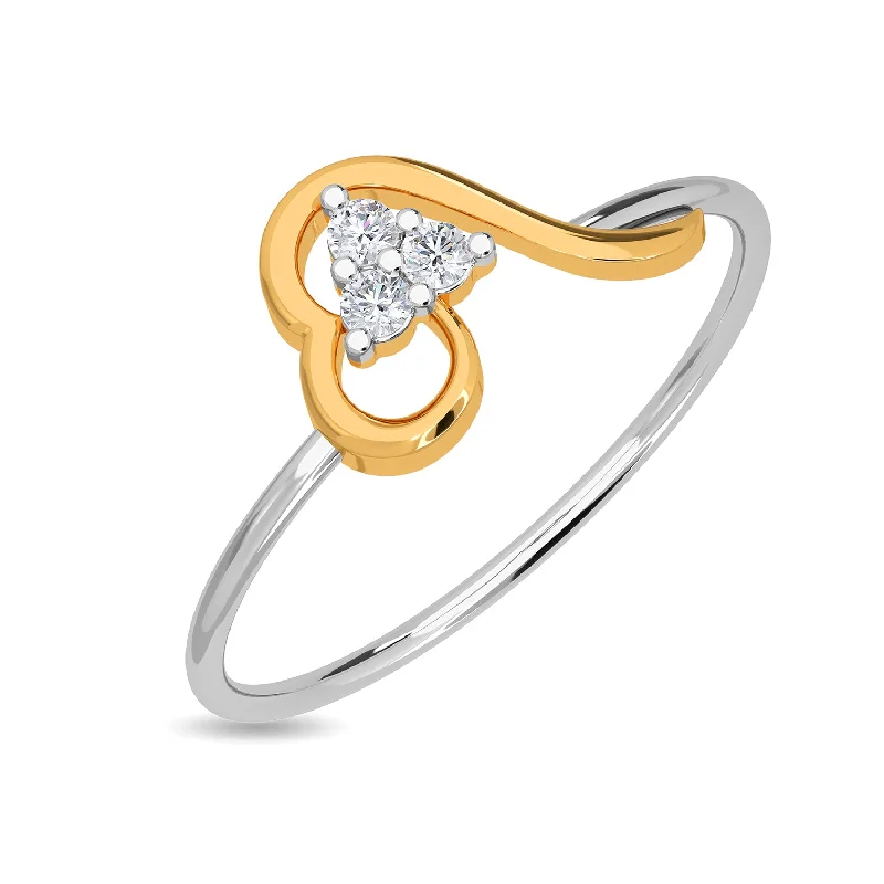 delicate angel wings necklace Lochan Ring