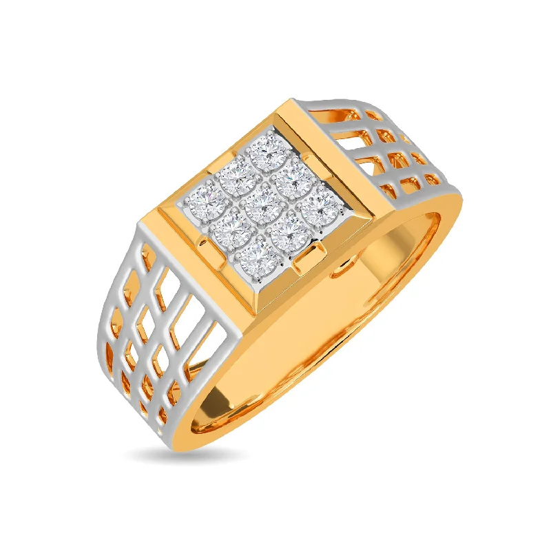 chunky chain necklace trendy Logan Ring For Men