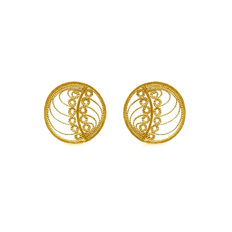 vintage flower brooch pin Margo Stud Earrings