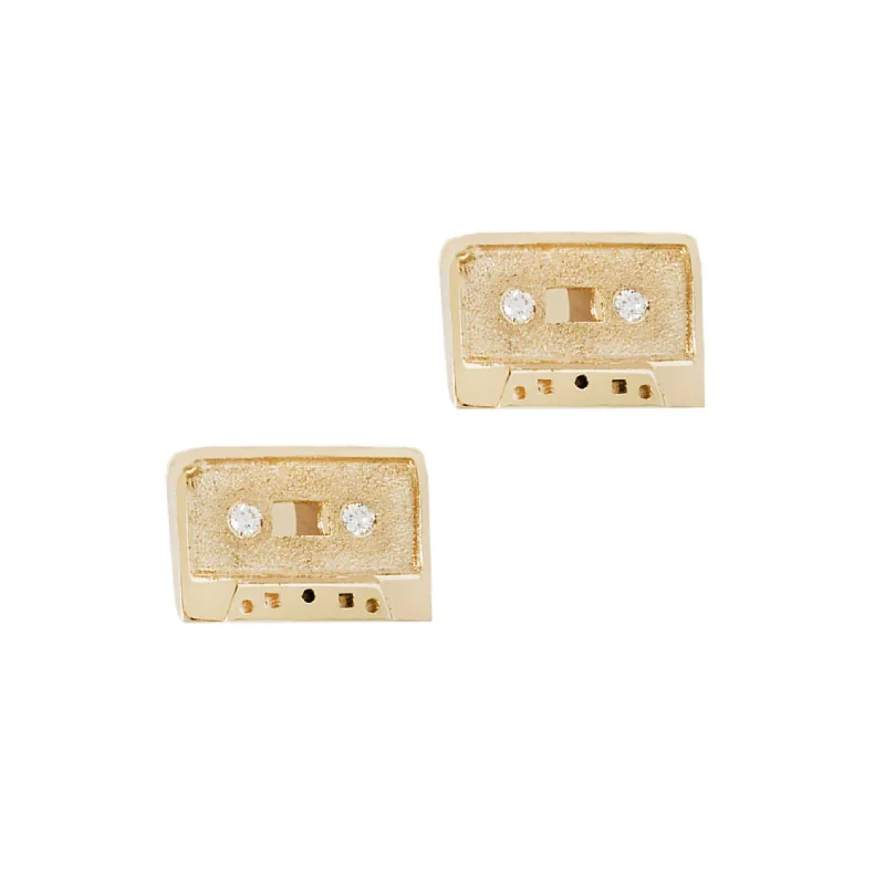 vintage sapphire engagement ring Mini Mixtape Stud Earrings