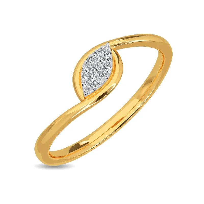 oval blue sapphire ring Miniscule Marquise Ring
