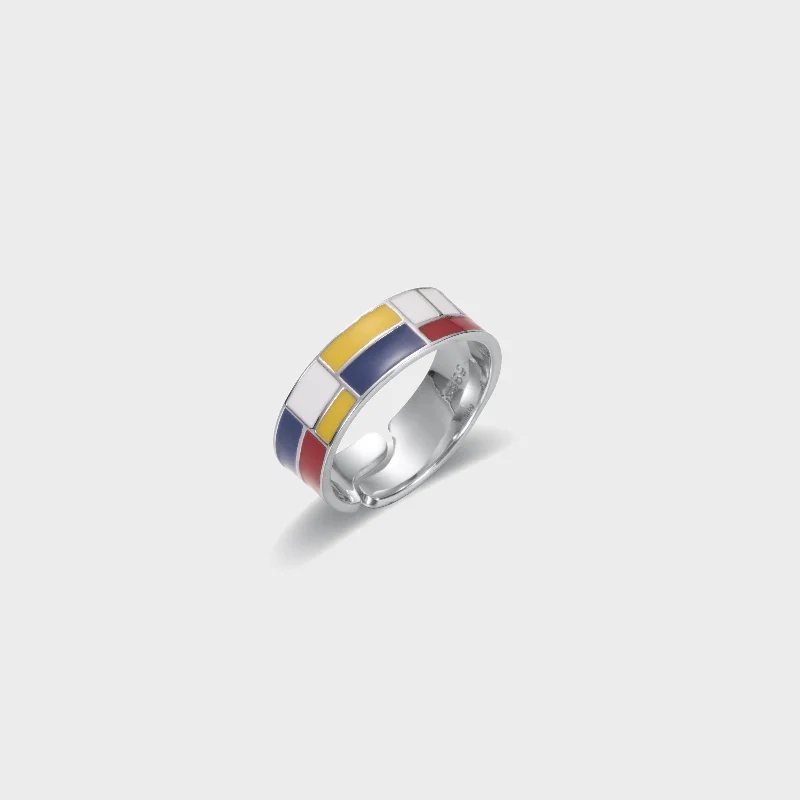 adjustable rope bracelet handmade Neoplasticism - Ring