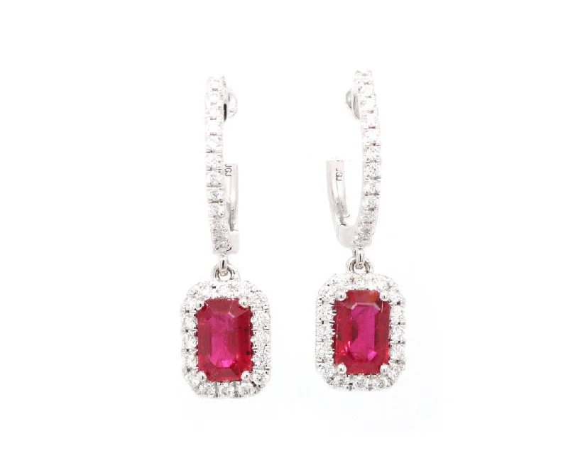 men’s tungsten carbide ring New 1.18ctw Emerald Cut Ruby and 0.33ctw Diamond Frame Drop Earrings in 14K men’s tungsten carbide ring New 1.18ctw Emerald Cut Ruby and 0.33ctw Diamond Frame Drop Earrings in 14K