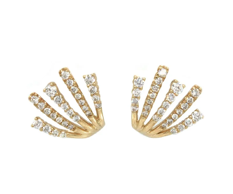 classic pearl choker necklace New Gabriel & Co. 0.52ctw Diamond Fan Stud Earrings in 14K classic pearl choker necklace New Gabriel & Co. 0.52ctw Diamond Fan Stud Earrings in 14K
