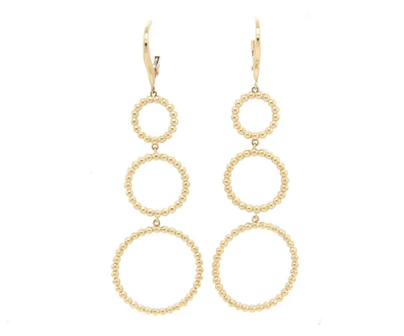 eternity ring for anniversary New Gabriel & Co. Bujukan Triple Dangle Earrings in 14K eternity ring for anniversary New Gabriel & Co. Bujukan Triple Dangle Earrings in 14K