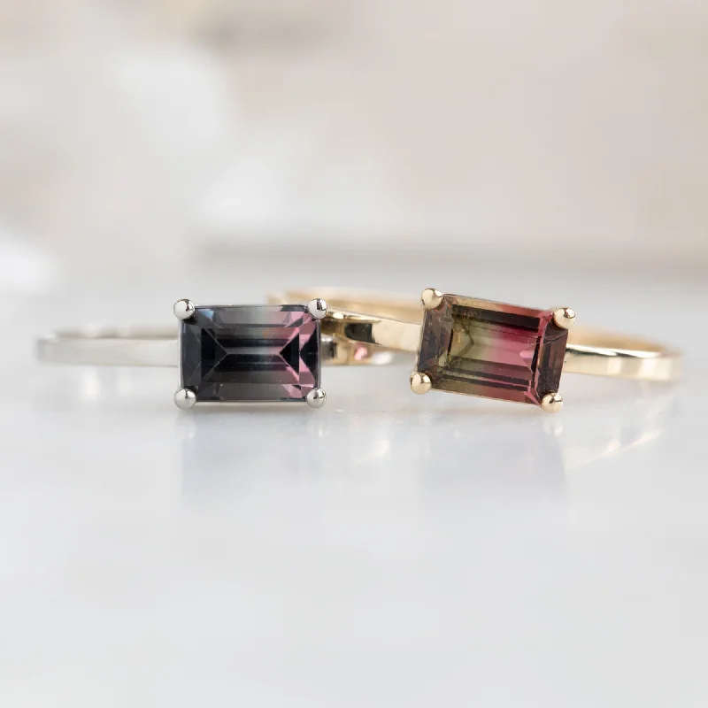 yellow sapphire engagement ring One Of A Kind Watermelon Tourmaline Ring | Choose Your Stone