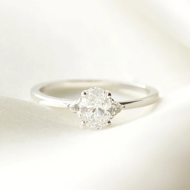 celestial sun and moon earrings Paloma Lab Grown Diamond & White Sapphire Ring