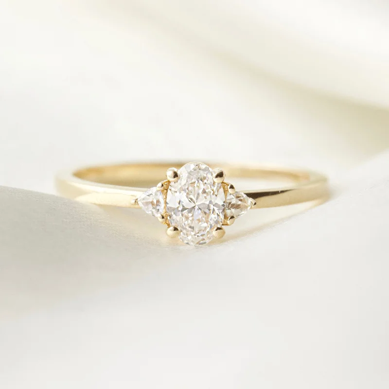 infinity loop ring rose gold Paloma Lab Grown Diamond & White Sapphire Ring