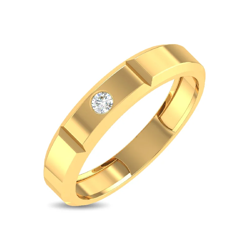 minimalist black diamond studs Paresh Ring For Him