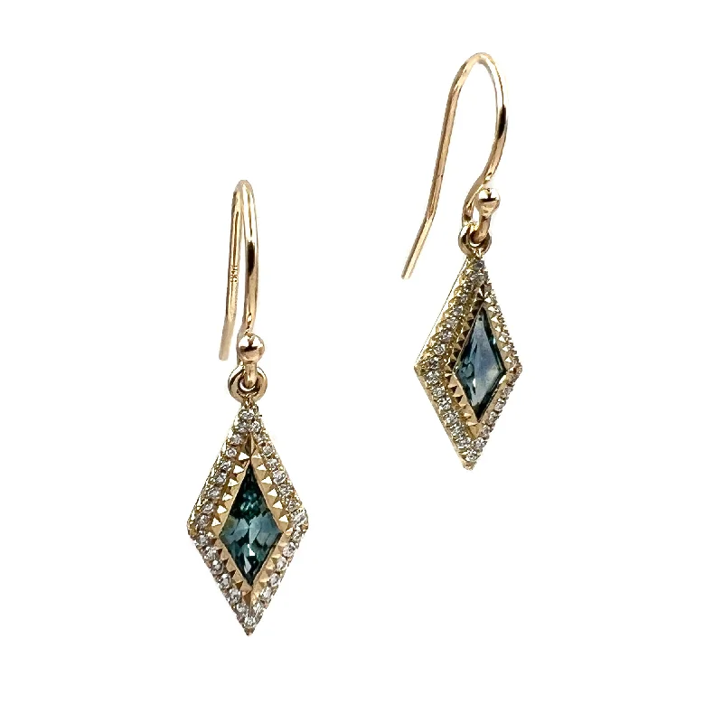 white topaz stacking rings Radio City Hook Earrings