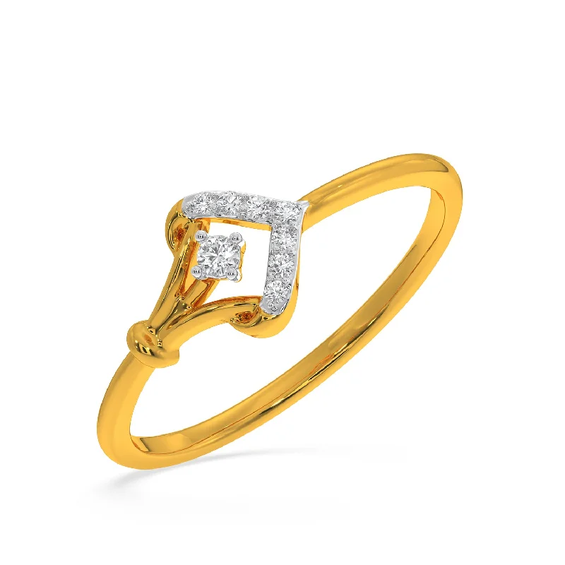 sleek black titanium ring Raelyn Ring