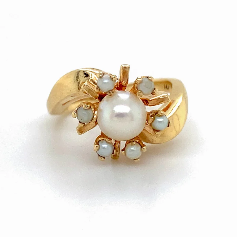 personalized couple’s keychain pendant Retro Pearl Sputnik Ring, 14K Yellow Gold, Vintage 1950s Space Theme Statement personalized couple’s keychain pendant Retro Pearl Sputnik Ring, 14K Yellow Gold, Vintage 1950s Space Theme Statement