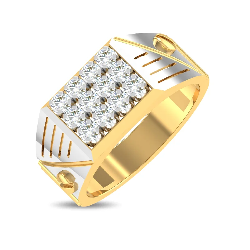 white gold infinity ring Robert Ring For Him