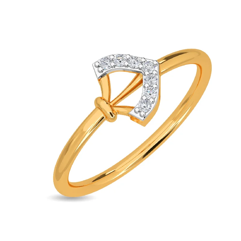 vintage art deco engagement ring Romina Ring