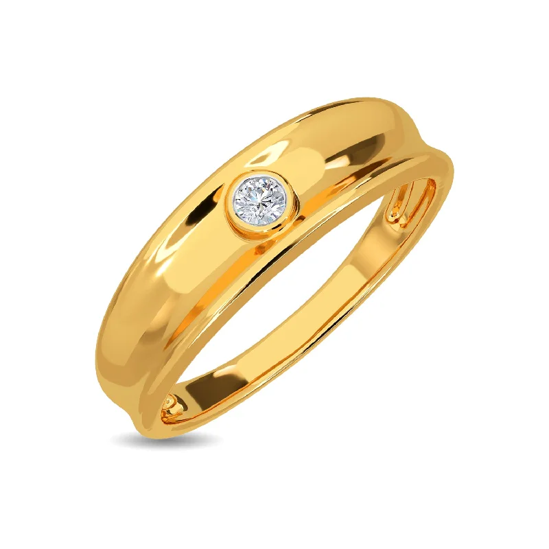 minimal diamond bar necklace Samuel Ring For Him