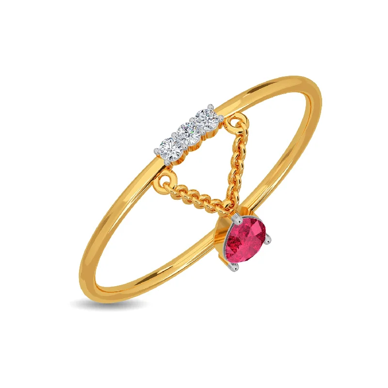 sterling silver braided ring Scarlette Ring