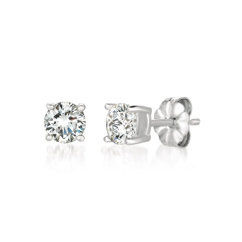 solid gold cartilage hoop Solitaire Brilliant Stud Earrings Finished in Pure Platinum - 1.0 Cttw solid gold cartilage hoop Solitaire Brilliant Stud Earrings Finished in Pure Platinum - 1.0 Cttw