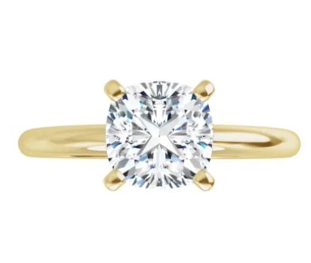 chunky gold chain necklace The Beverly Solitaire