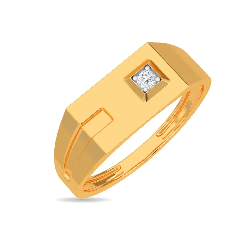 white gold infinity ring The Confident Male Ring