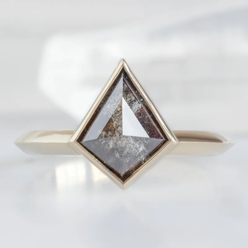 handmade ceramic bead bracelet The Hazel Ring | 1.31ct Kite Black Diamond in 14K Yellow Gold handmade ceramic bead bracelet The Hazel Ring | 1.31ct Kite Black Diamond in 14K Yellow Gold