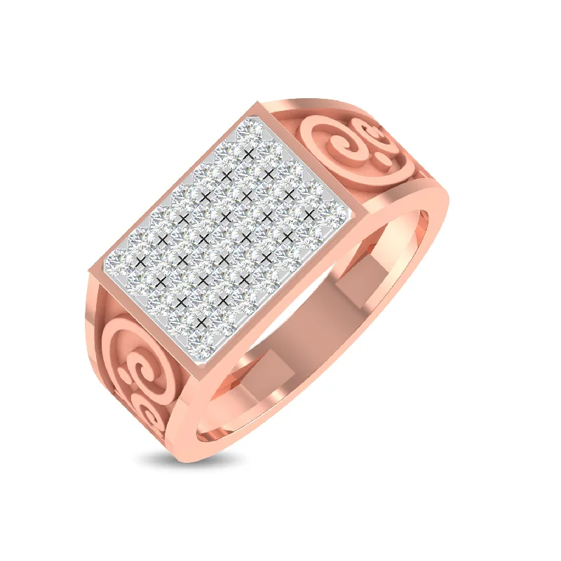 real diamond solitaire ring Timothy Ring For Him