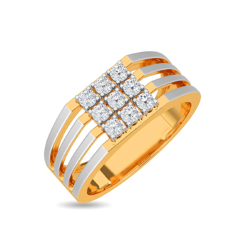 celestial lunar eclipse pendant Xavier Ring For Men