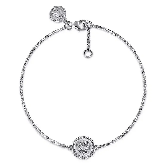 personalized couples necklace gold Gabriel & Co. Diamond Bujukan Heart Bracelet in Sterling Silver personalized couples necklace gold Gabriel & Co. Diamond Bujukan Heart Bracelet in Sterling Silver