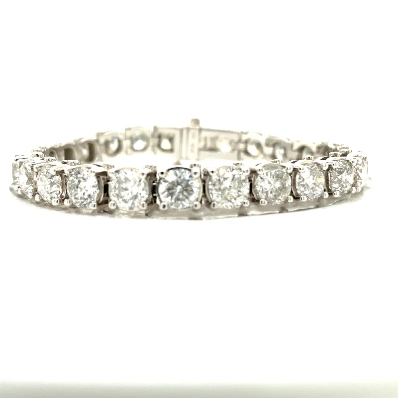 rose gold initial pendant necklace 10.02ct Diamond Tennis Bracelet