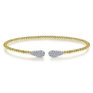 sapphire halo engagement ring 14K Yellow Gold Bujukan Diamond Teardrops Bangle