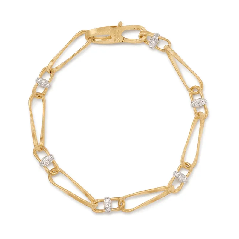 custom nameplate bracelet silver 18K Yellow Gold Twisted Coil Link Bracelet With Diamonds custom nameplate bracelet silver 18K Yellow Gold Twisted Coil Link Bracelet With Diamonds