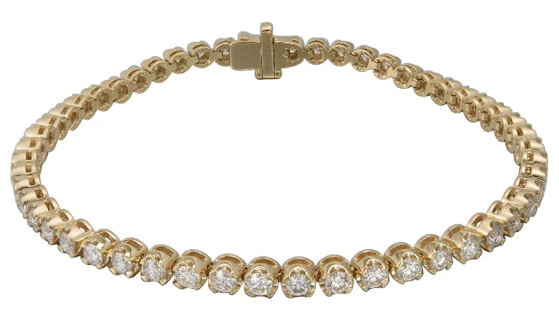 chunky statement cuff bracelet 3.00ct t.w. Diamond Tennis Riviere Line Bracelet